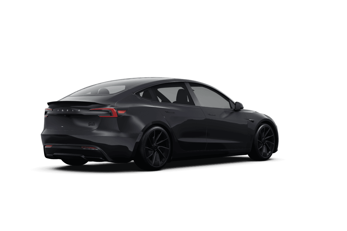 Tesla Model 3 - Back view Tesla Model 3 - Back view